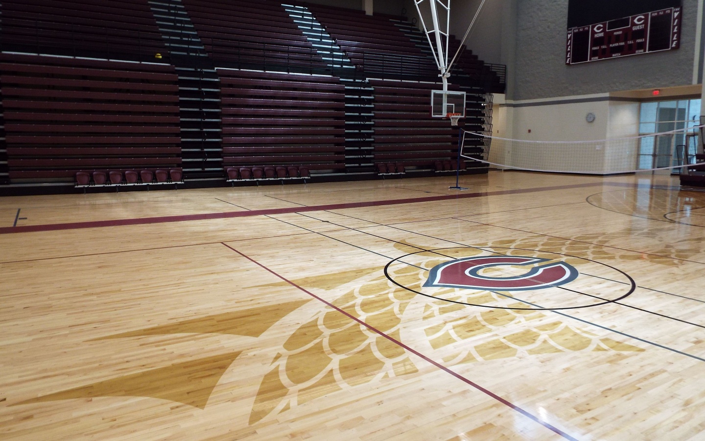 Collierville High School Gym Floor