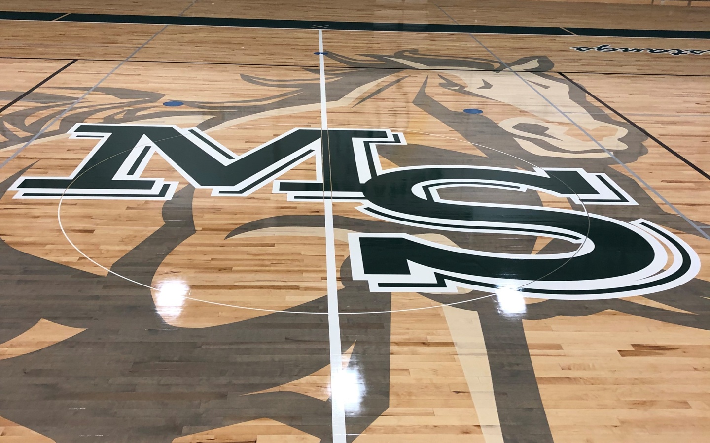 Manitou Springs High School Gym Floor