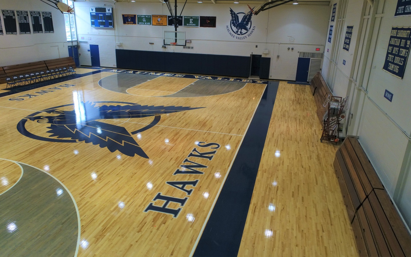 Maumee Valley Country Day School Gym Floor